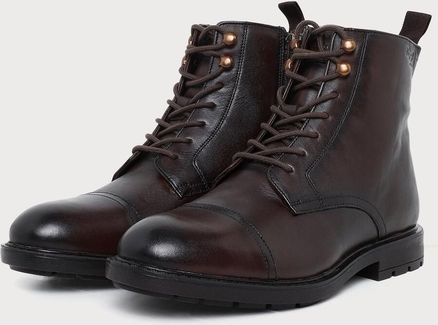 Pepe Jeans Veterboots 'Hunters Land' donkerbruin - Foto 4