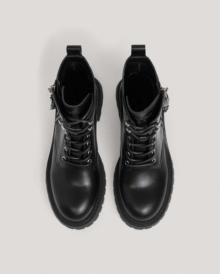 Pepe Jeans Veterlaarsjes 'Stacy Player' zwart - Foto 3