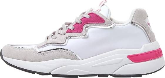 Pepe Jeans Arrow Light Damessneakers Wit Leder en Synthetisch Lage Schoen - Foto 2