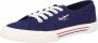 Pepe Jeans Pls31287 Brady Sneakers Blauw Dames - Thumbnail 4