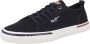 Pepe Jeans Brady Basic Lage Sneakers Blauw Jongen - Thumbnail 4