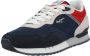 Pepe Jeans London One Vinted Sneakers Navy Heren - Thumbnail 2