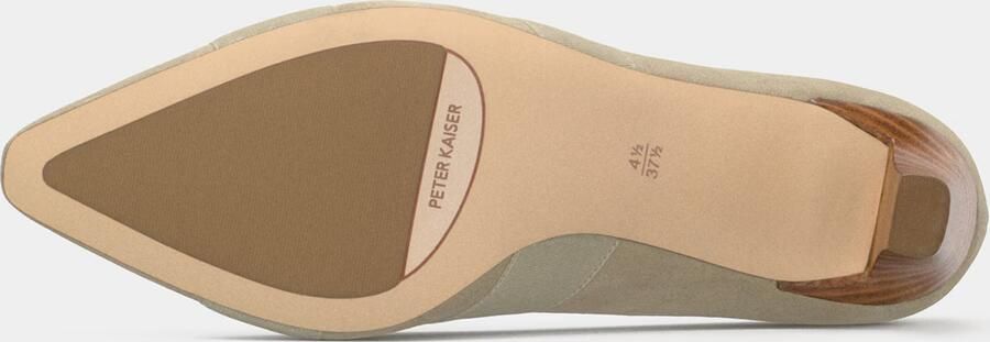 Peter Kaiser leren pumps taupe - Foto 10
