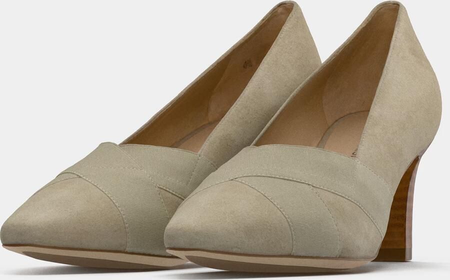 Peter Kaiser leren pumps taupe - Foto 9