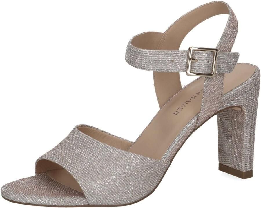 PETER KAISER Sandaal champagne taupe rosé zilver - Foto 1