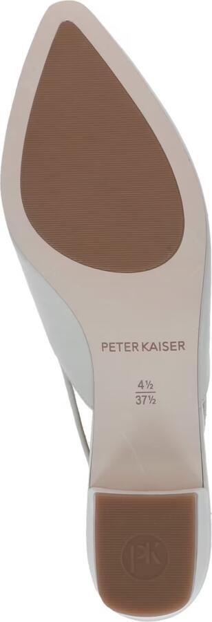 PETER KAISER Slingbacks Dames 79443 Maat: 38 5 Materiaal: Textiel Kleur: Wit - Foto 9