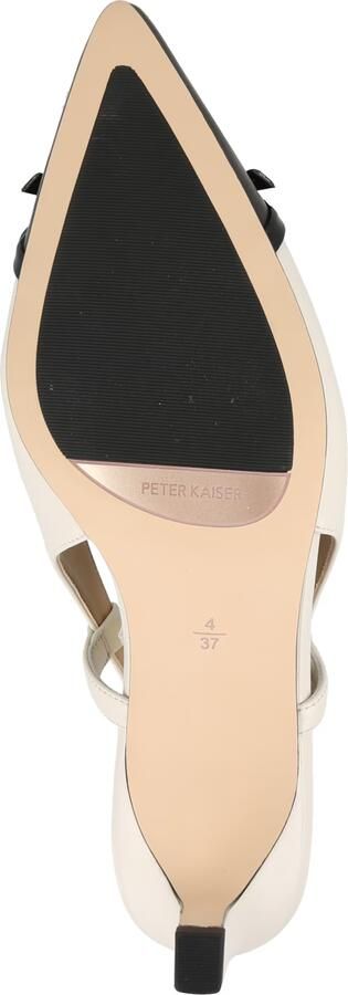 PETER KAISER Slingpumps zwart offwhite - Foto 4