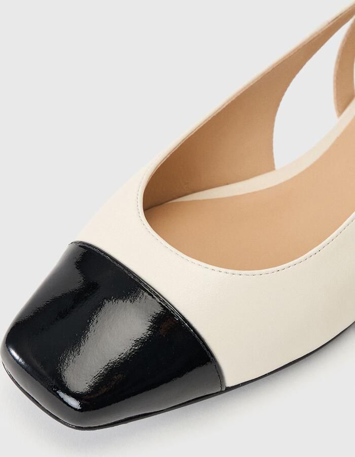 PETER KAISER Slingpumps zwart wolwit - Foto 4
