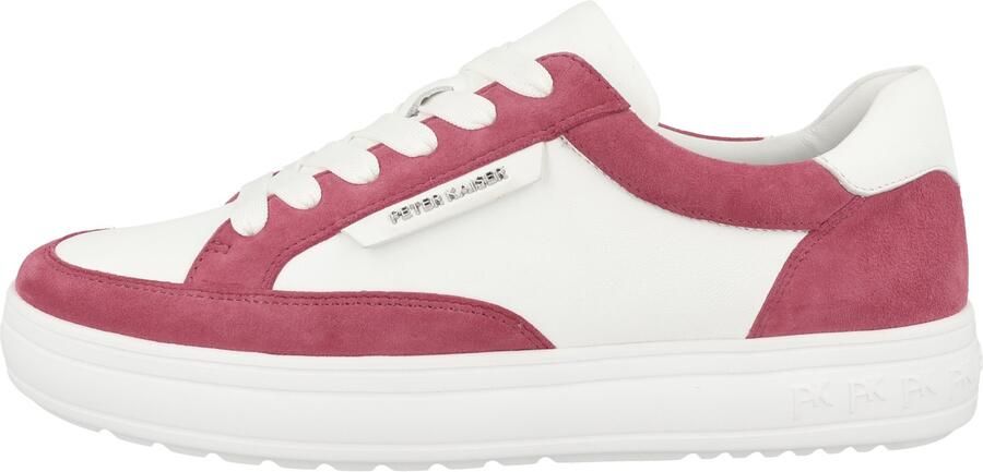 PETER KAISER Sneakers laag ' 9-73742-44 ' bloedrood wit - Foto 1