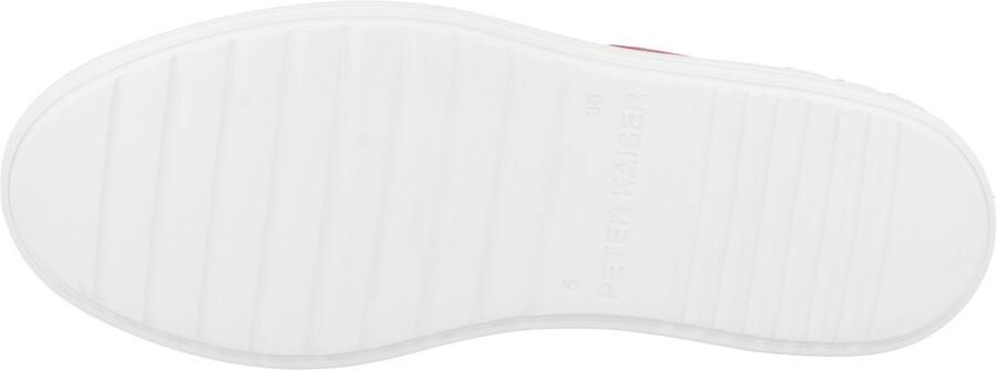 PETER KAISER Sneakers laag ' 9-73742-44 ' bloedrood wit - Foto 5