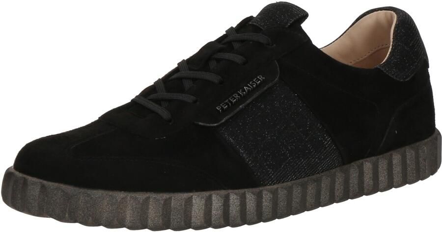 PETER KAISER Sneakers laag zwart zwart gemêleerd