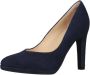 Peter Kaiser Pumps Stiletto Dames Damesschoenen Suède Naaldhak hoogte 10 cm 78911 Blauw - Thumbnail 3