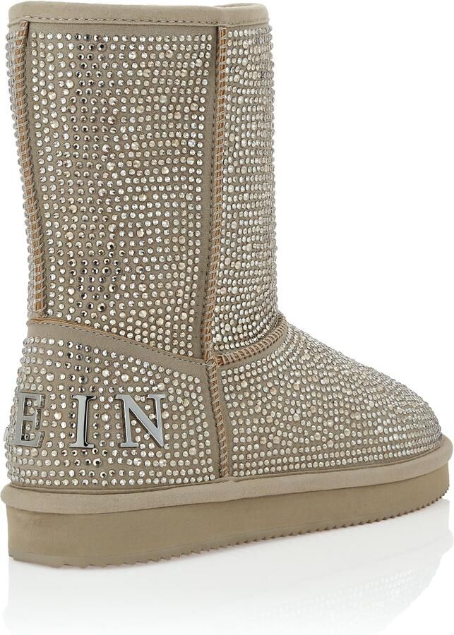 Philipp Plein Boots donkerbeige zilver - Foto 2