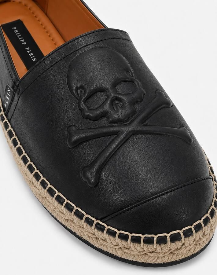 Philipp Plein Espadrilles 'Skull' zwart - Foto 3