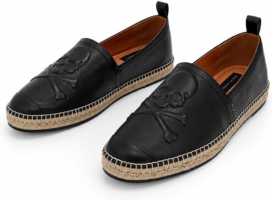 Philipp Plein Espadrilles 'Skull' zwart - Foto 4