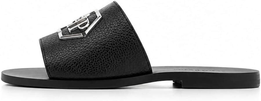 Philipp Plein Muiltjes 'Hexagon' zwart