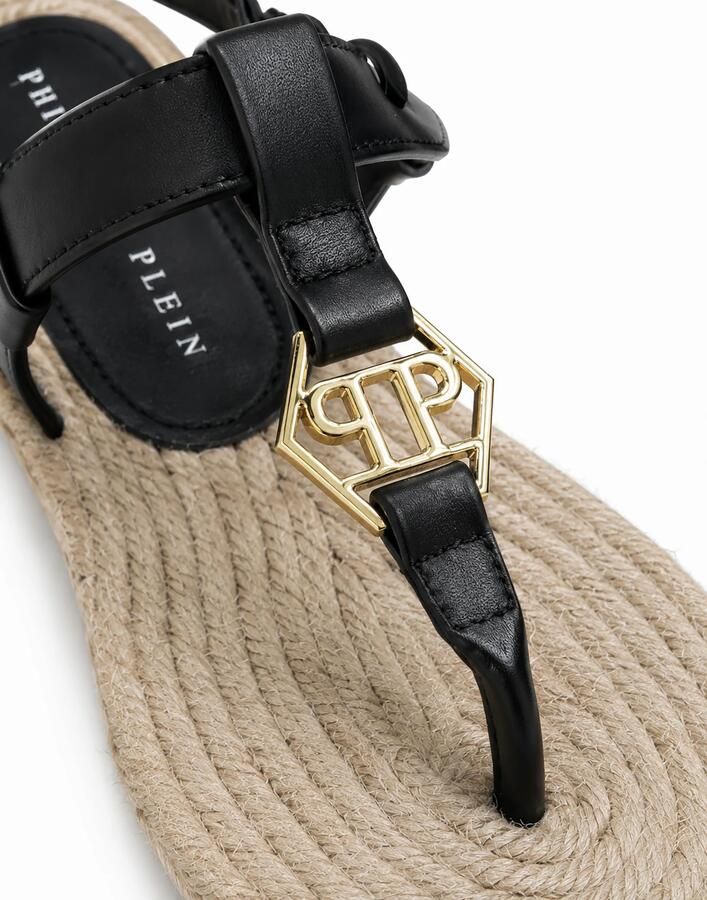 Philipp Plein Sandaal goud zwart - Foto 3