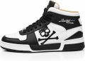 Philipp Plein Sneakers hoog 'Notorius' zwart wit - Zwart/Wit