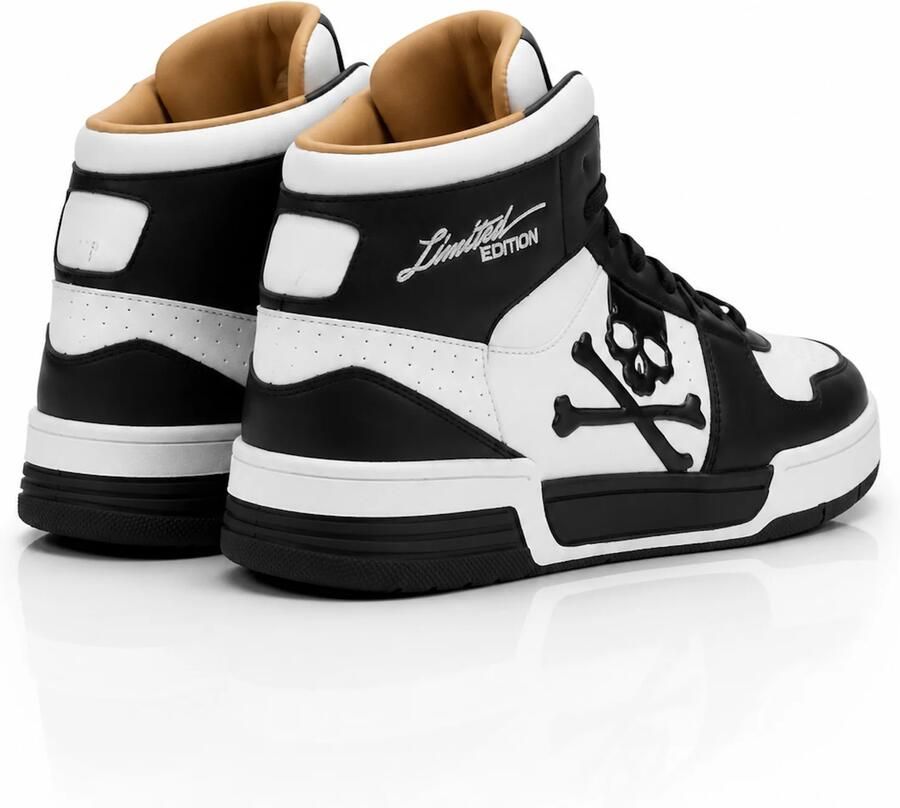Philipp Plein Sneakers hoog 'Notorius' zwart wit - Foto 3