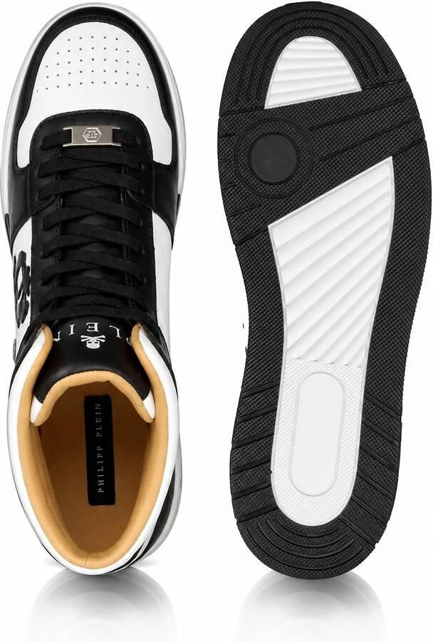 Philipp Plein Sneakers hoog 'Notorius' zwart wit - Foto 5