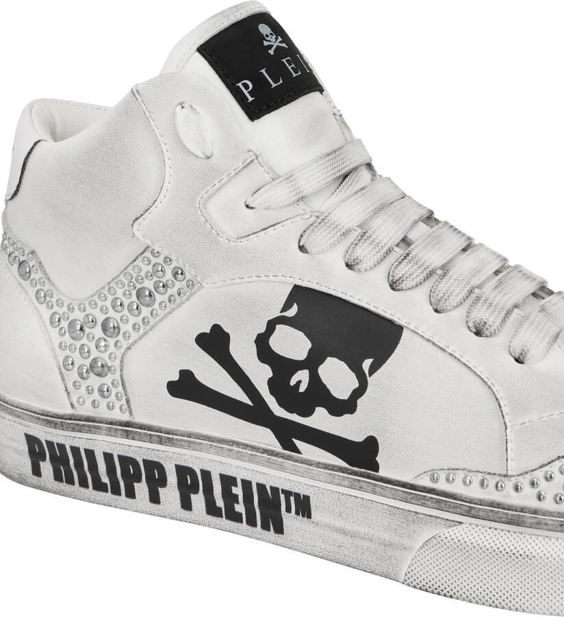 Philipp Plein Sneakers hoog wit - Foto 2