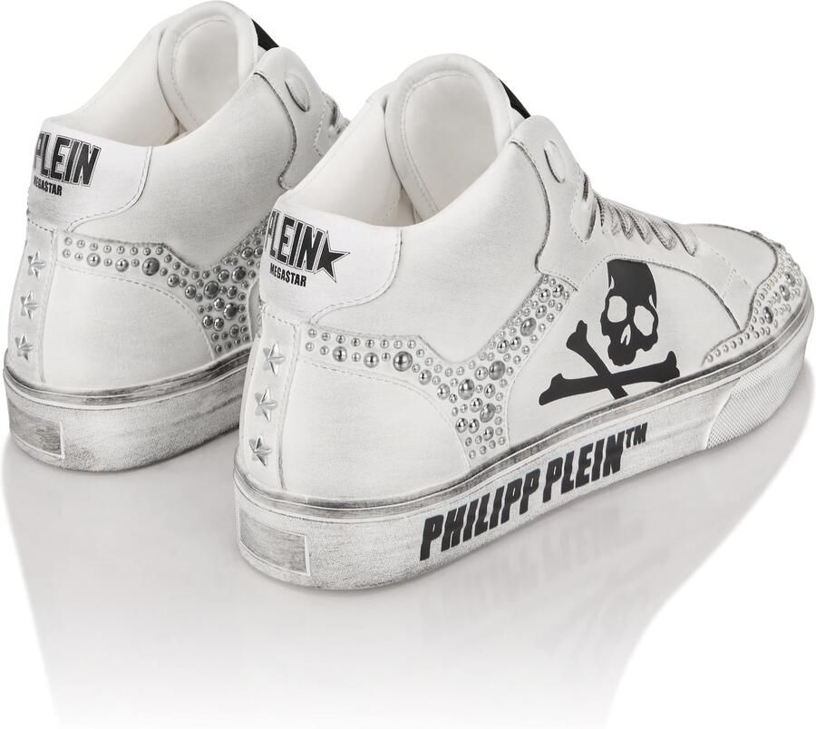 Philipp Plein Sneakers hoog wit - Foto 3