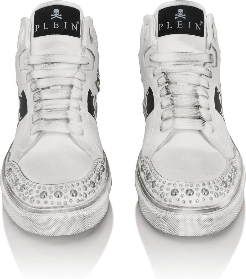 Philipp Plein Sneakers hoog wit - Foto 4