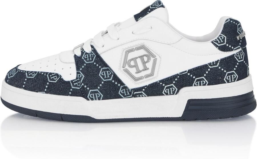 Philipp Plein Sneakers laag blauw wit