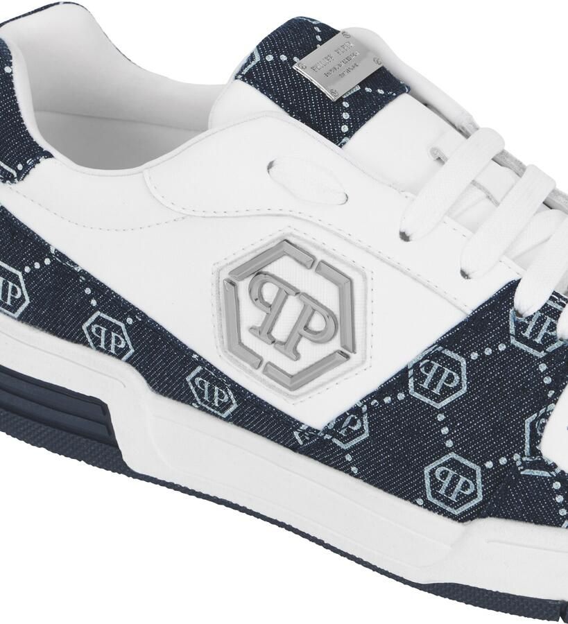 Philipp Plein Sneakers laag blauw wit - Foto 3