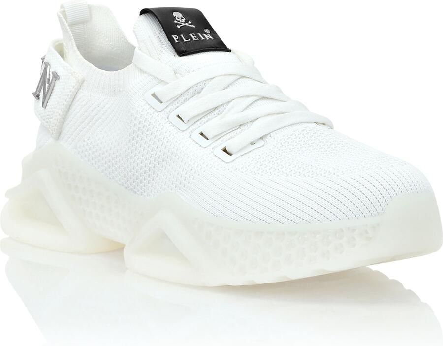 Philipp Plein Sneakers laag grijs wit - Foto 3
