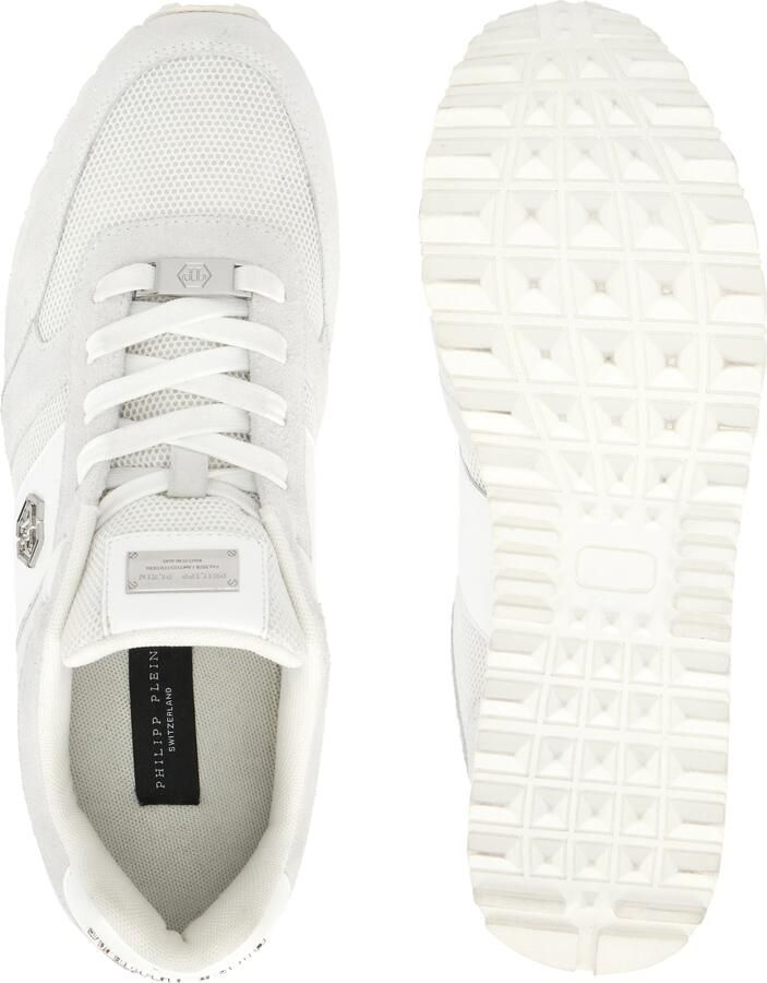 Philipp Plein Sneakers laag 'Hexagon' wit natuurwit - Foto 4