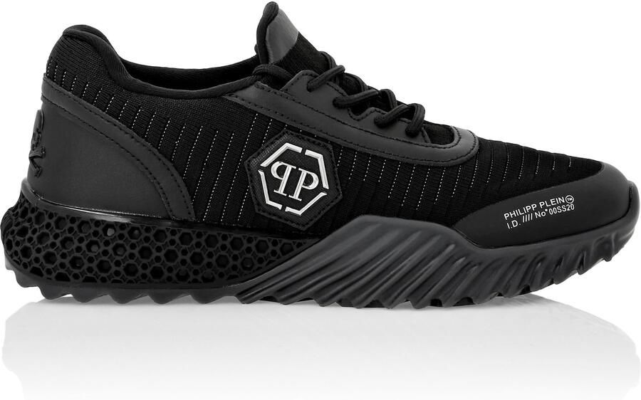 Philipp Plein Sneakers laag 'Hexagon' zwart wit - Foto 3