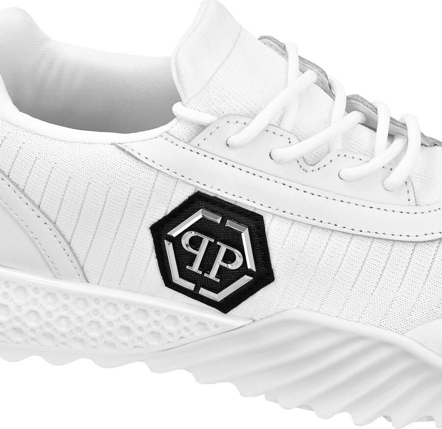 Philipp Plein Sneakers laag 'Hexagon' zwart wit - Foto 2