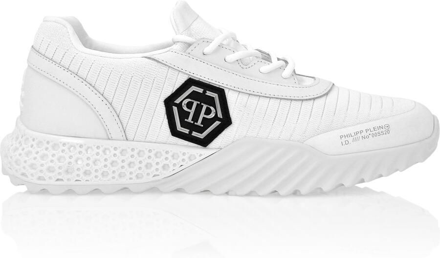 Philipp Plein Sneakers laag 'Hexagon' zwart wit - Foto 3