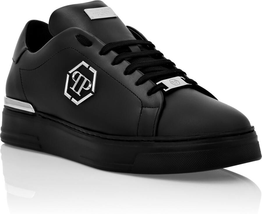 Philipp Plein Hexagon Lo-Top Sneaker Zwart Heren