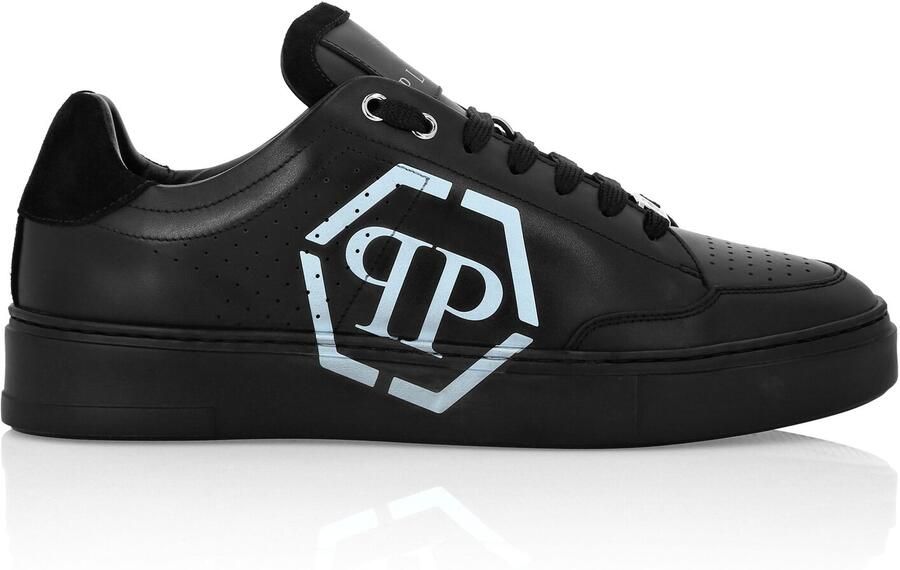 Philipp Plein Sneakers laag 'Hexagon' zwart wit - Foto 4