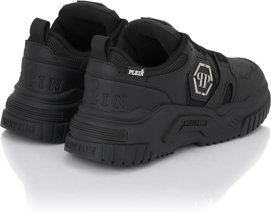 Philipp Plein Sneakers laag 'Hexagon' zwart zilver - Foto 6