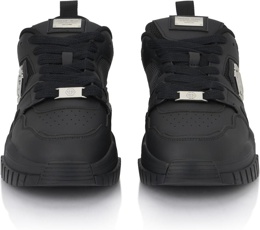 Philipp Plein Sneakers laag 'Hexagon' zwart zilver - Foto 3