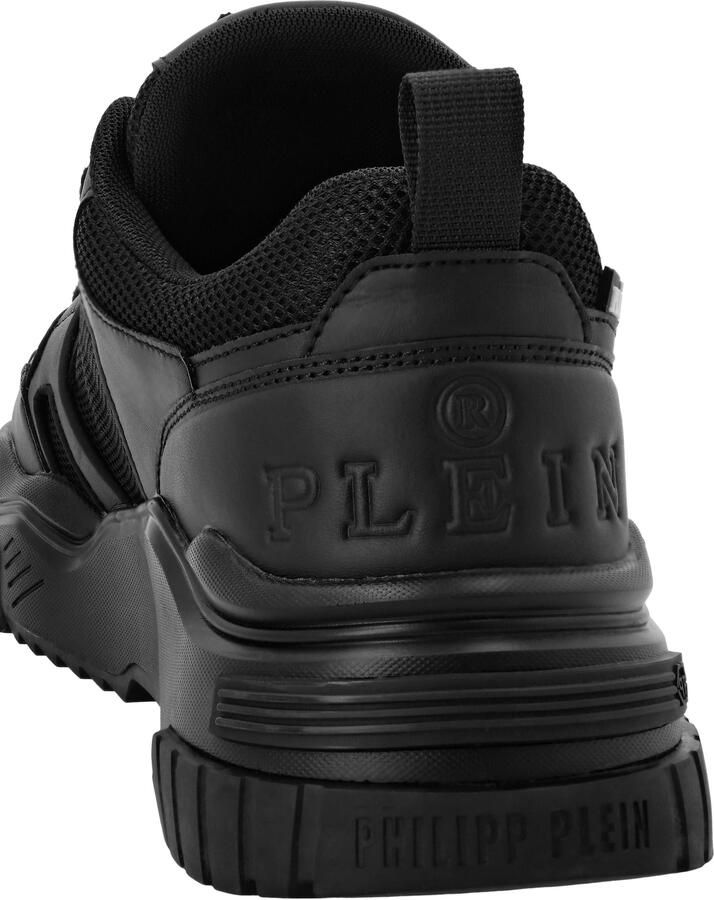 Philipp Plein Sneakers laag 'Hexagon' zwart zilver - Foto 5