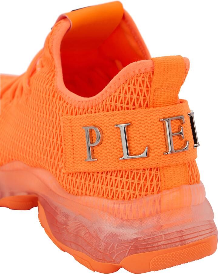 Philipp Plein Sneakers laag 'Hyper Shock' donkeroranje zilver - Foto 4