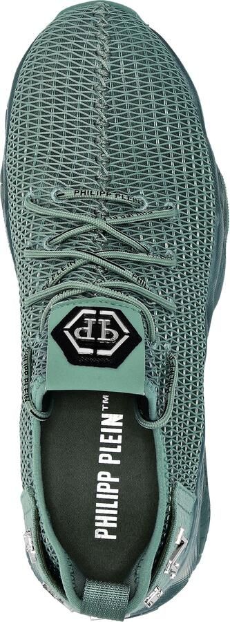 Philipp Plein Sneakers laag 'Hyper Shock' jade groen zilver - Foto 5