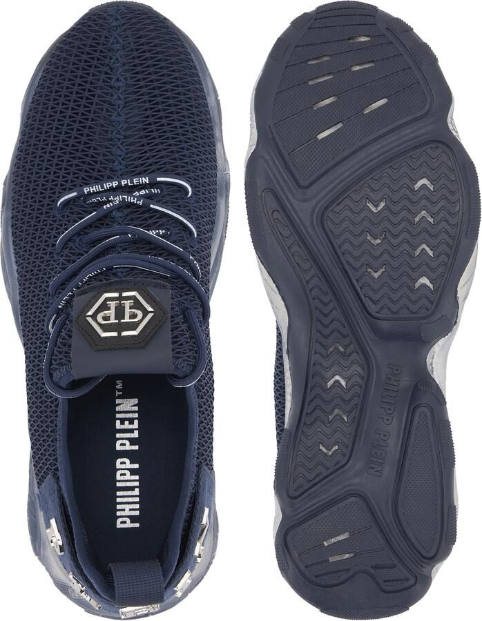 Philipp Plein Sneakers laag 'Hyper Shock' navy zilver - Foto 6