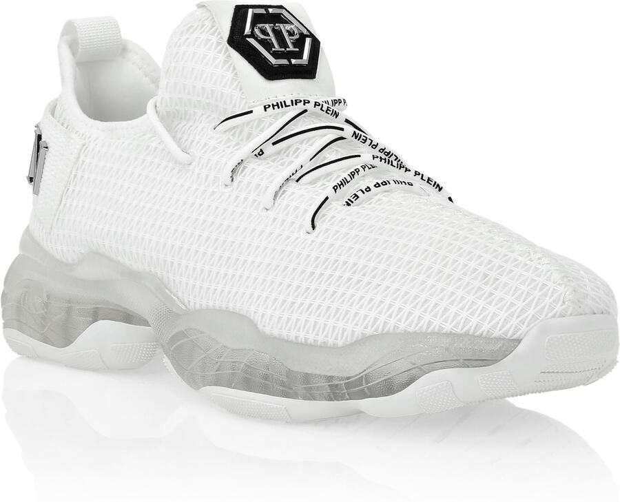 Philipp Plein Sneakers laag 'Hyper Shock' zilver wit