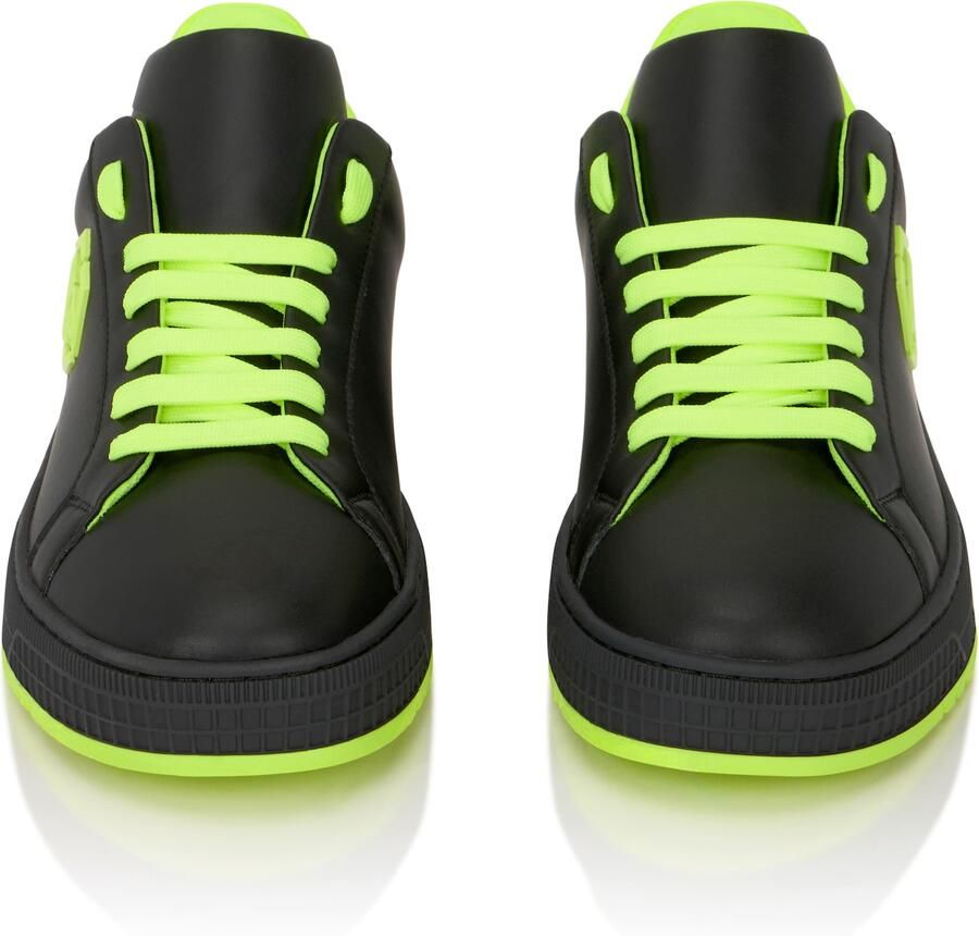 Philipp Plein Sneakers laag neongroen zwart - Foto 3