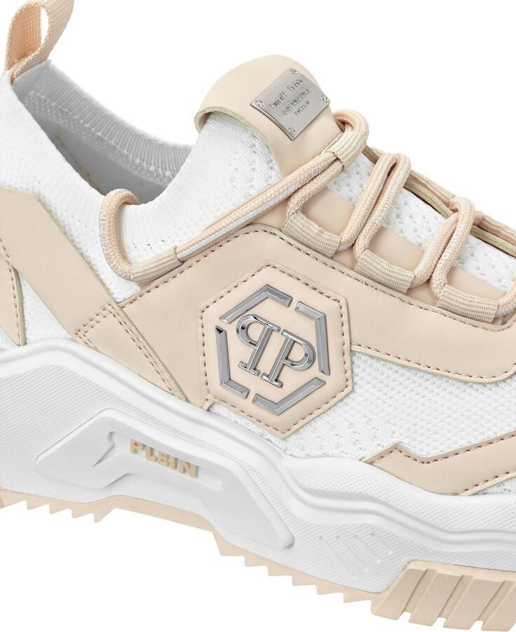 Philipp Plein Sneakers laag 'Predator' lichtbeige wit - Foto 2