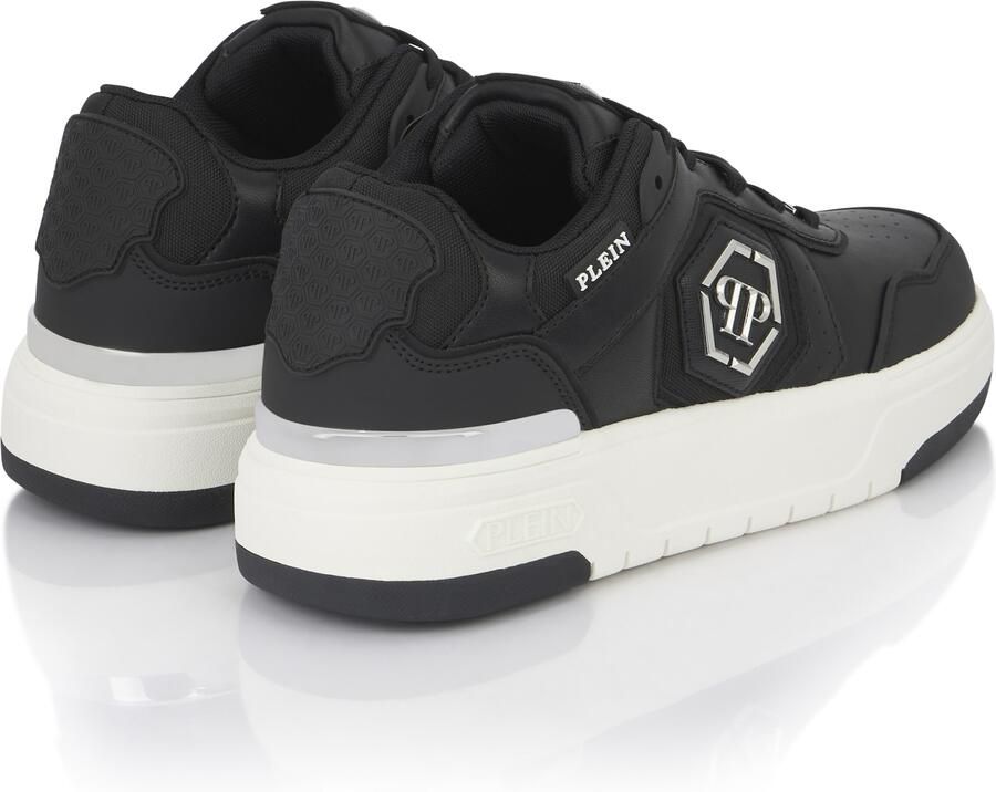 Philipp Plein Sneakers laag ' Predator ' zwart wit - Foto 4