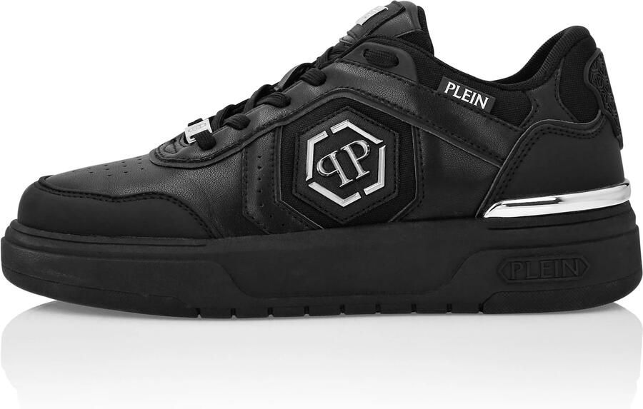 Philipp Plein Sneakers laag ' Predator ' zwart zilver