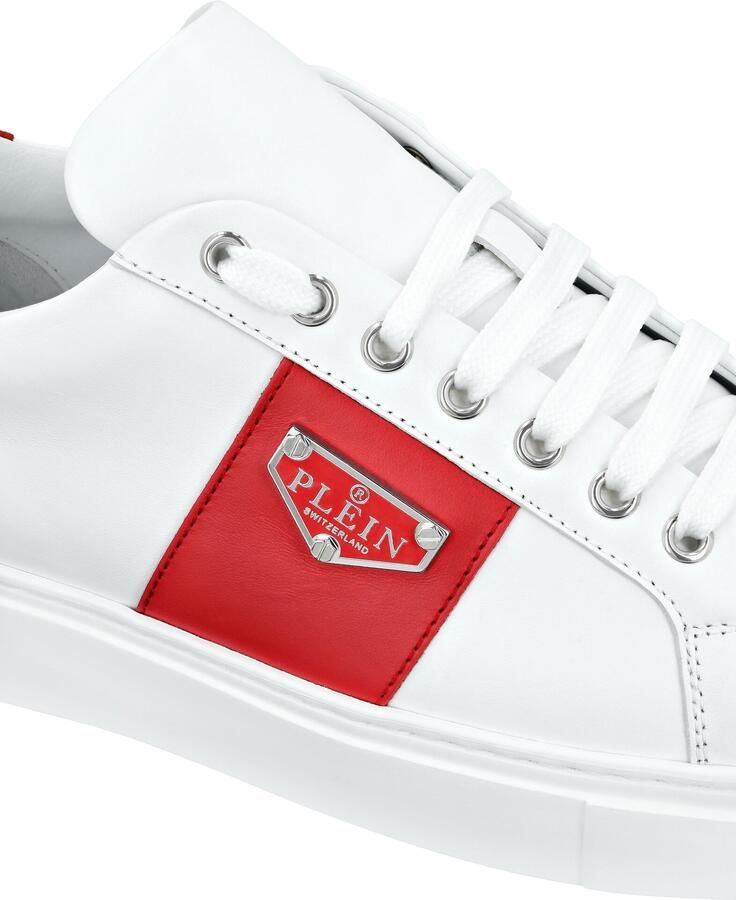 Philipp Plein Sneakers laag rood wit - Foto 2