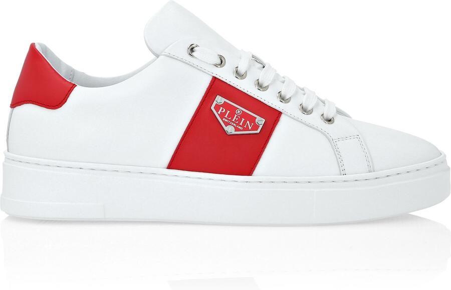Philipp Plein Sneakers laag rood wit - Foto 3
