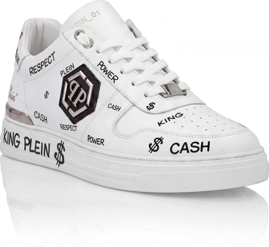 Philipp Plein Sneakers laag 'T-Rex 01' zwart wit